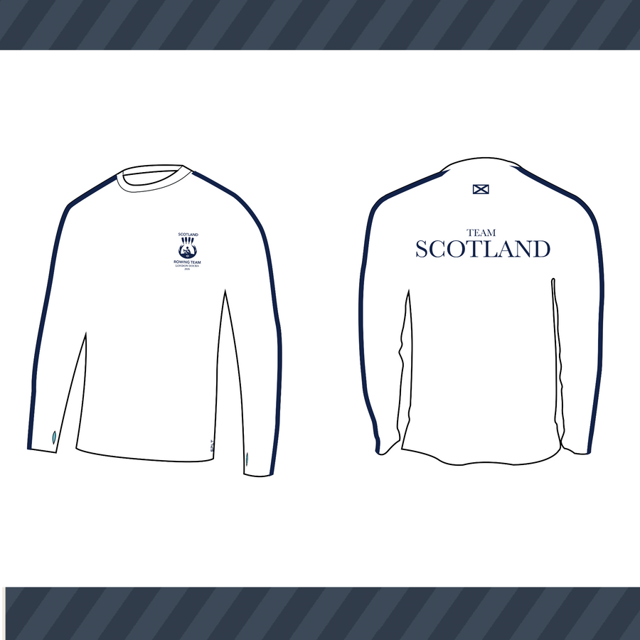 Team Scotland Home International Regatta 2026 201 Long Sleeve Gym T-Shirt