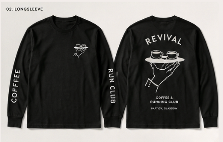 Revival Heavyweight LONG SLEEVE T BLACK