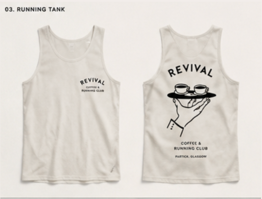 Revival RUNNING TANK WHITE