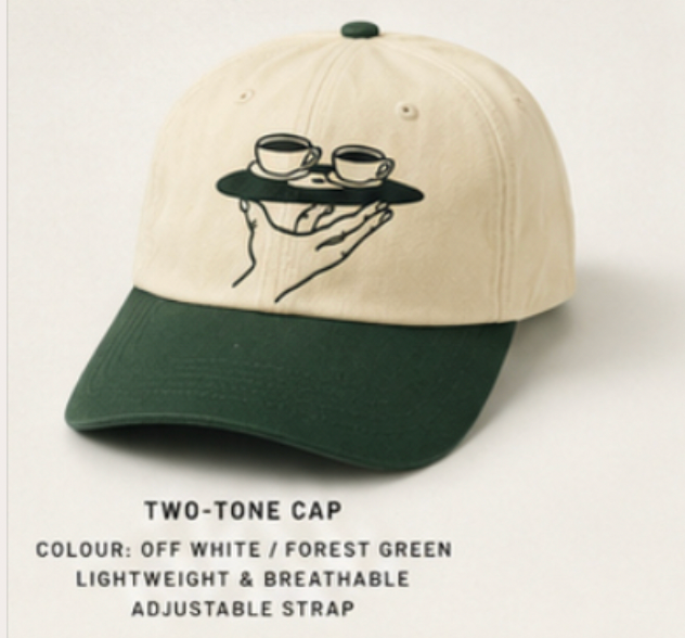 Revival RUNNING vintage Low profile Green Cap